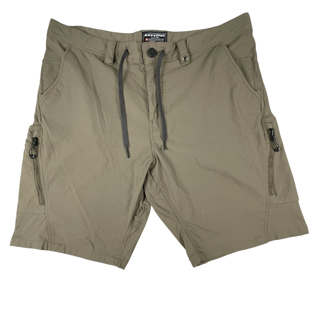 686 Anything Shorts Cargo Mens 36 Green Hybrid Technical Active Hiking KCRGNS09